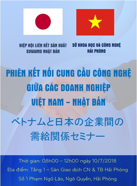 Phiên kết nối cung cầu công nghệ Việt Nam - Nhật Bản